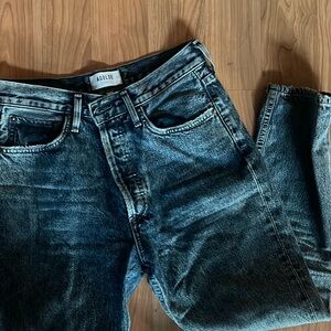 Agolde dark acid wash jeans